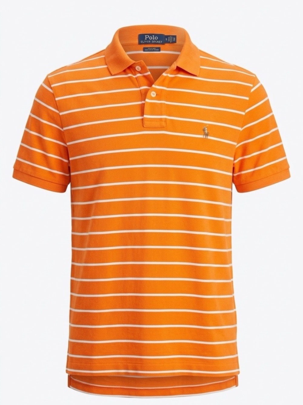 Polo Ralph Lauren Mens orange Polo Shirt Pima Soft - size small 🌟